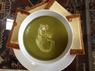 Asparagus soup w: Dutcher Chardonnay