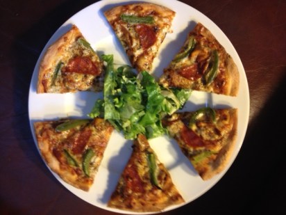 Pizza with Spanish Red