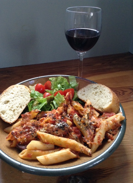 Three Cheese Pasta with Chianti Classico