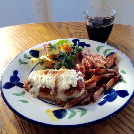 Chicken Parmegiana &amp; Multipulciano